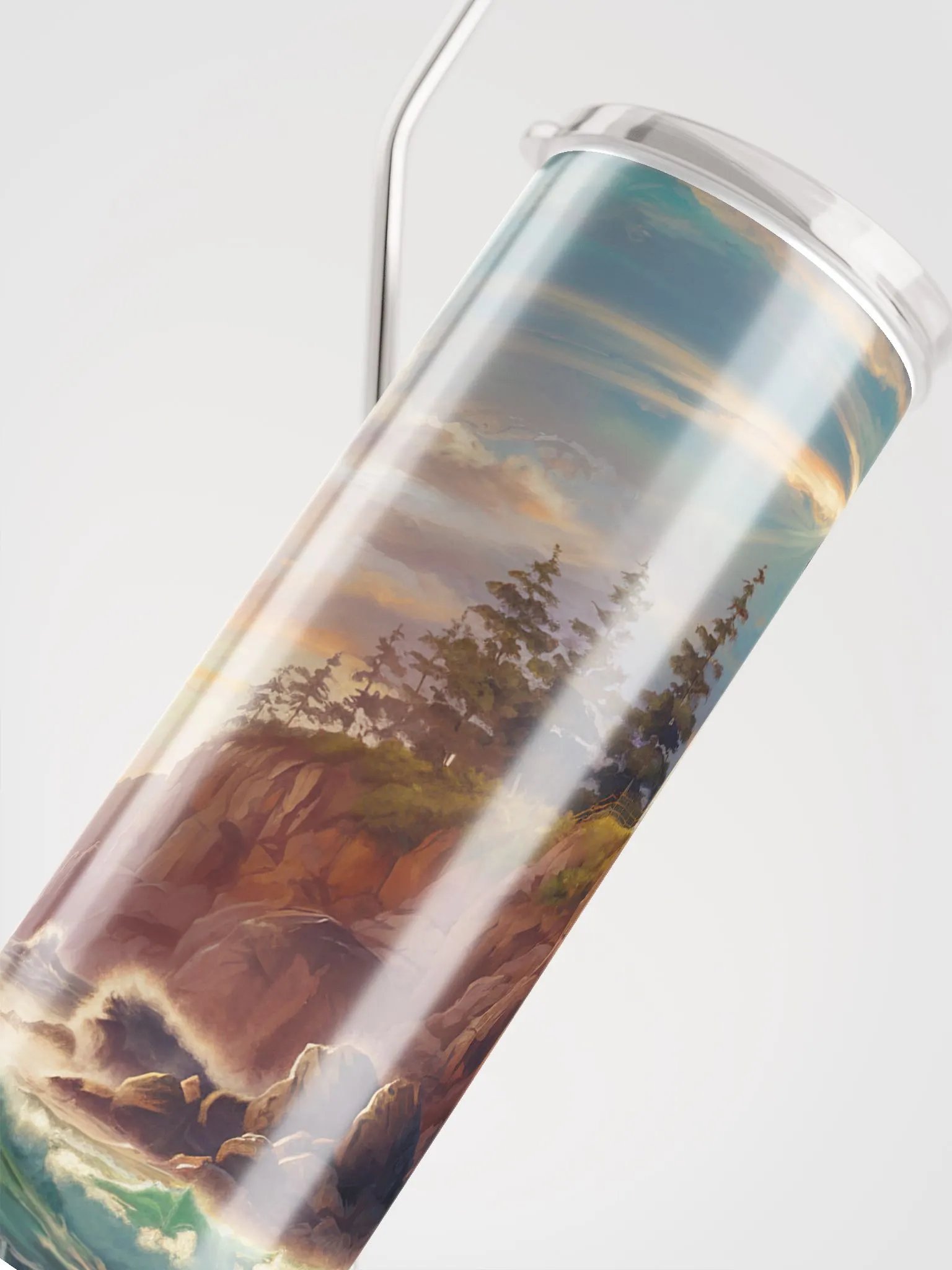 God Sends the Storm to Show You He is the Shelter Tumbler product image (6)