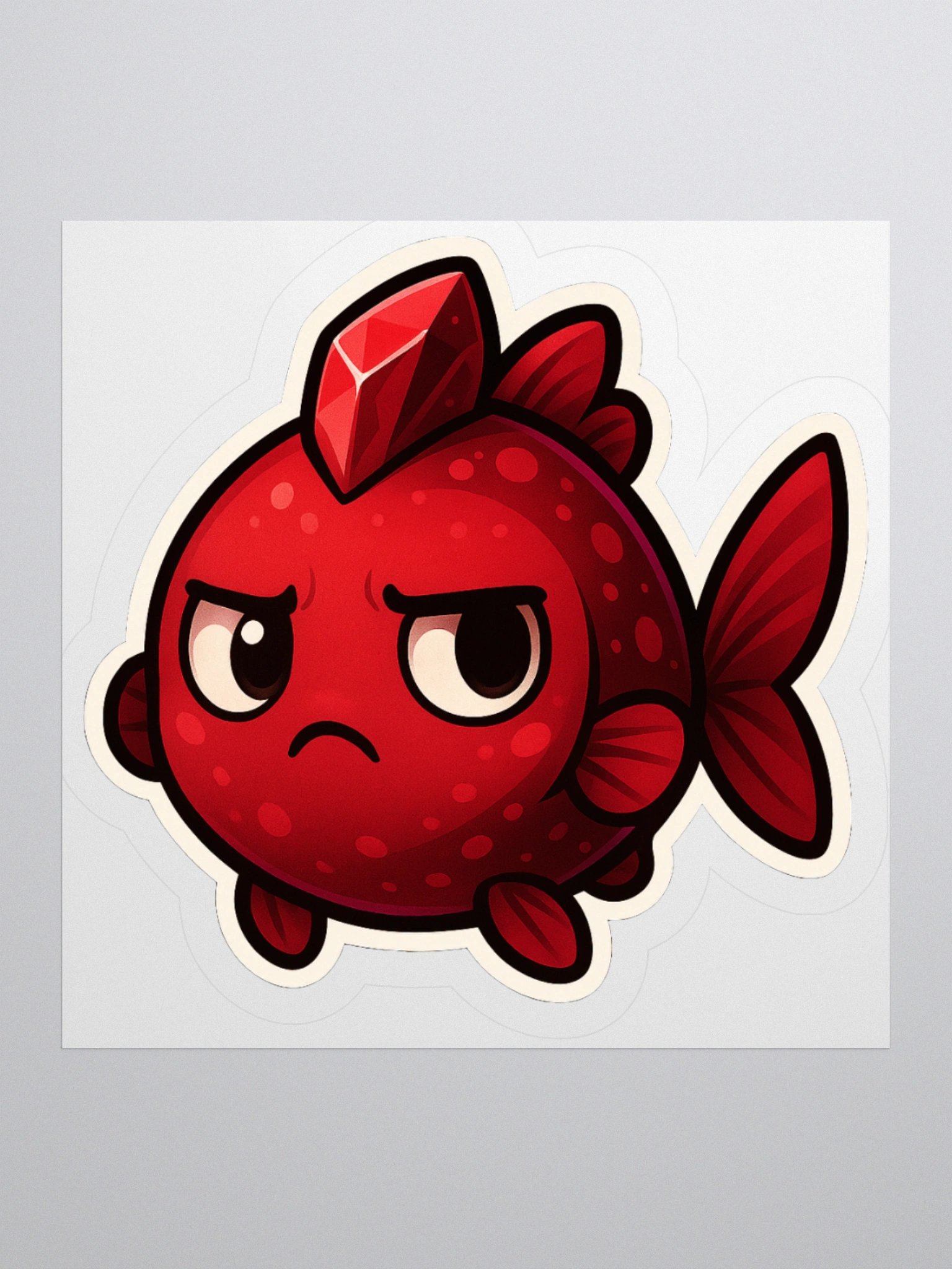 Ruby (July) Fish Sticker product image (2)