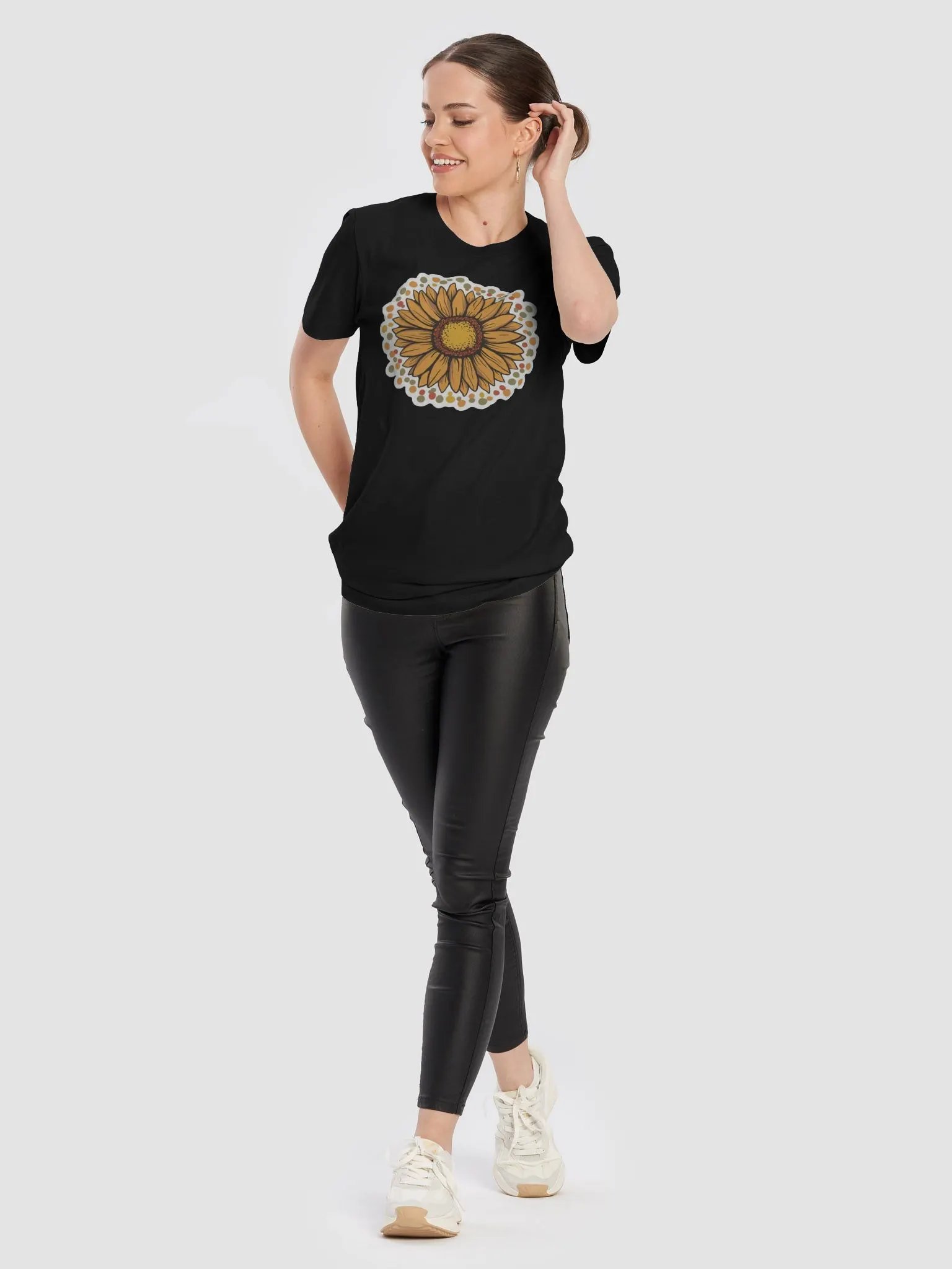 Graphic Grove Unisex Sunflower T-Shirt - Nature-Inspired Design product image (2)