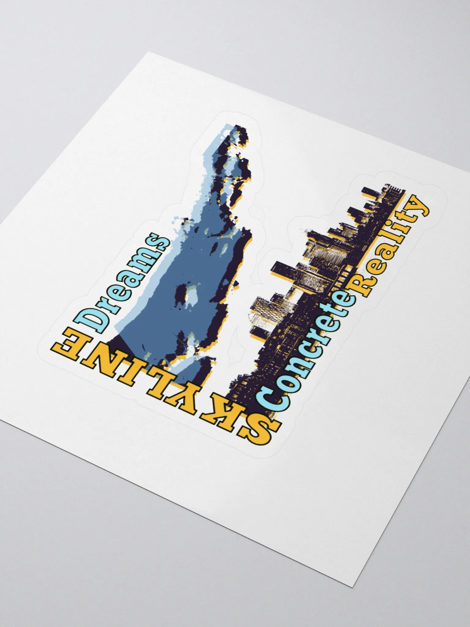 Dreamscape Skyline Stickers product image (3)
