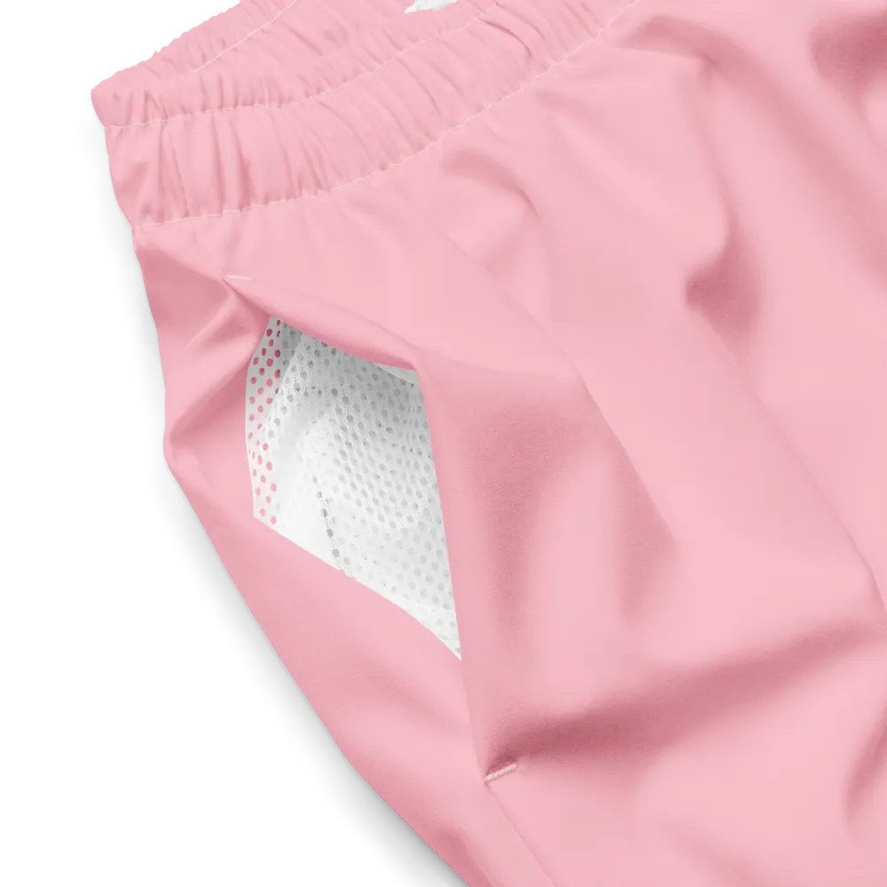 Plain Color Pink Swim Trunks product image (6)