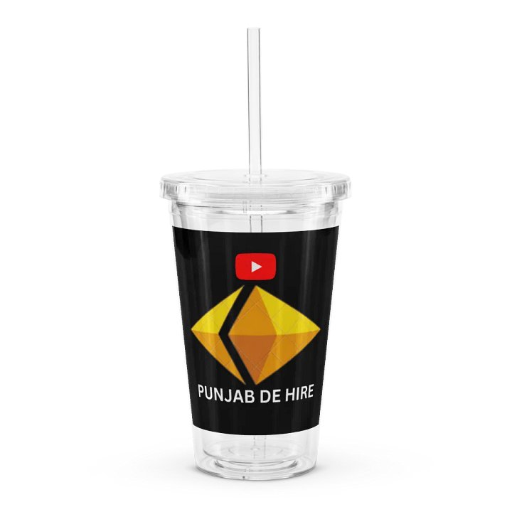 Double Wall Clear Plastic Tumbler product image (1)