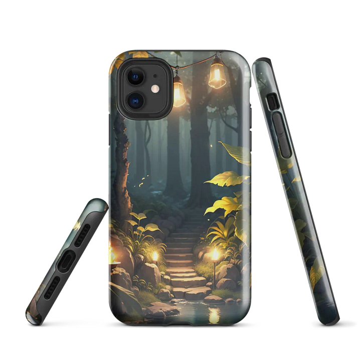 Enchanted Forest iPhone Tough Case – Mystical Pathway Design product image (1)