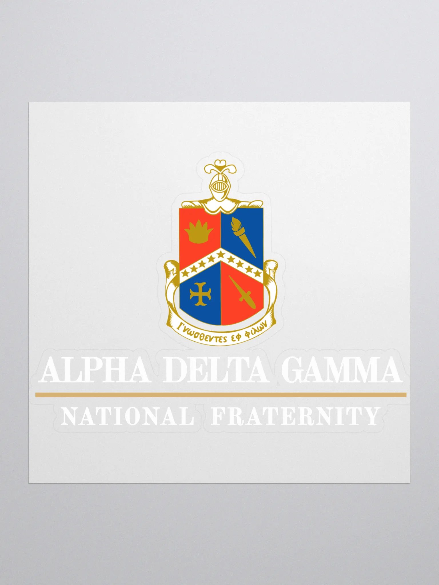 Copy of ADG Greek Letters Gold - Sticker product image (1)