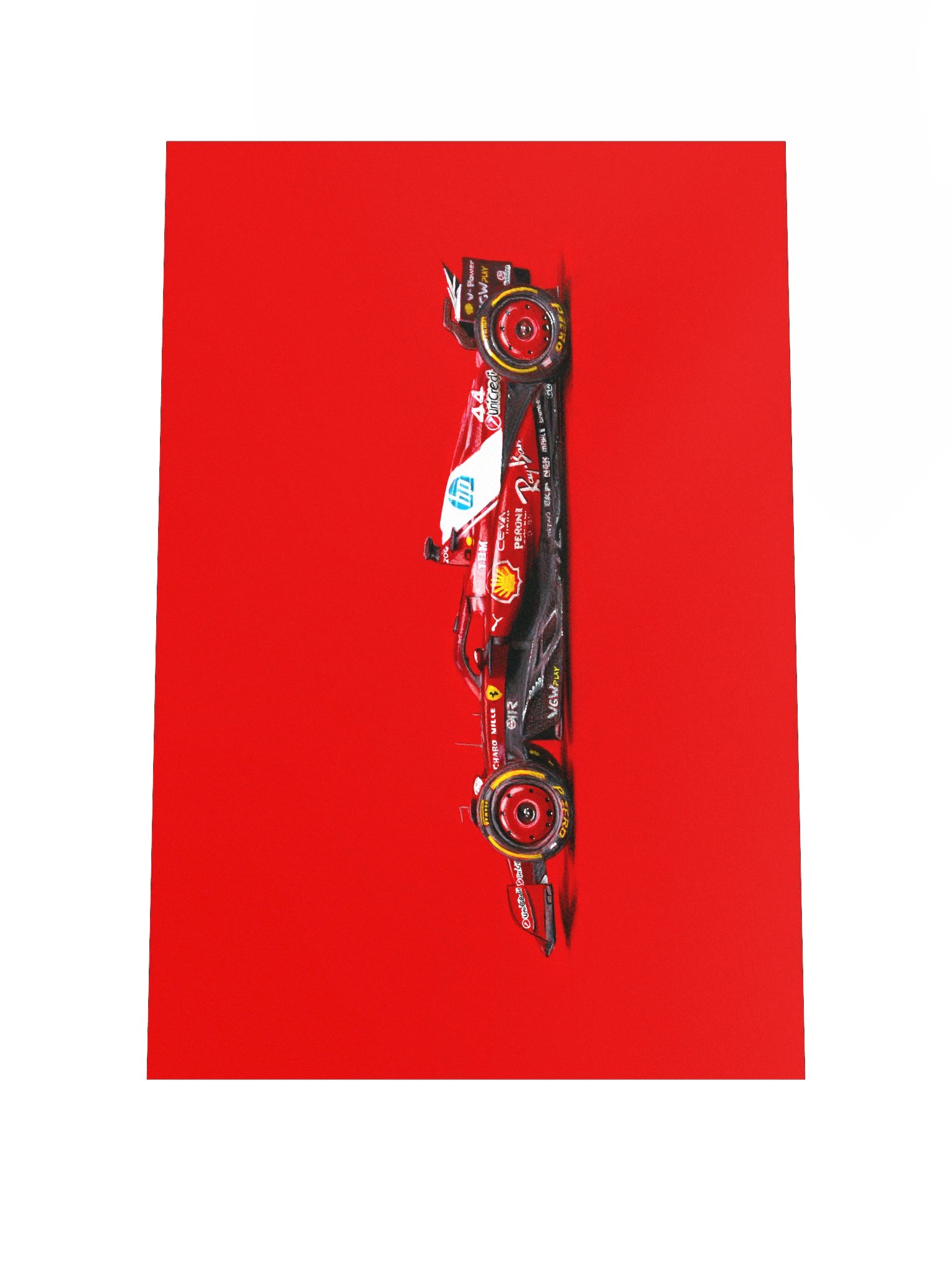 Ferrari SF-25 F1 - A3 Print product image (2)