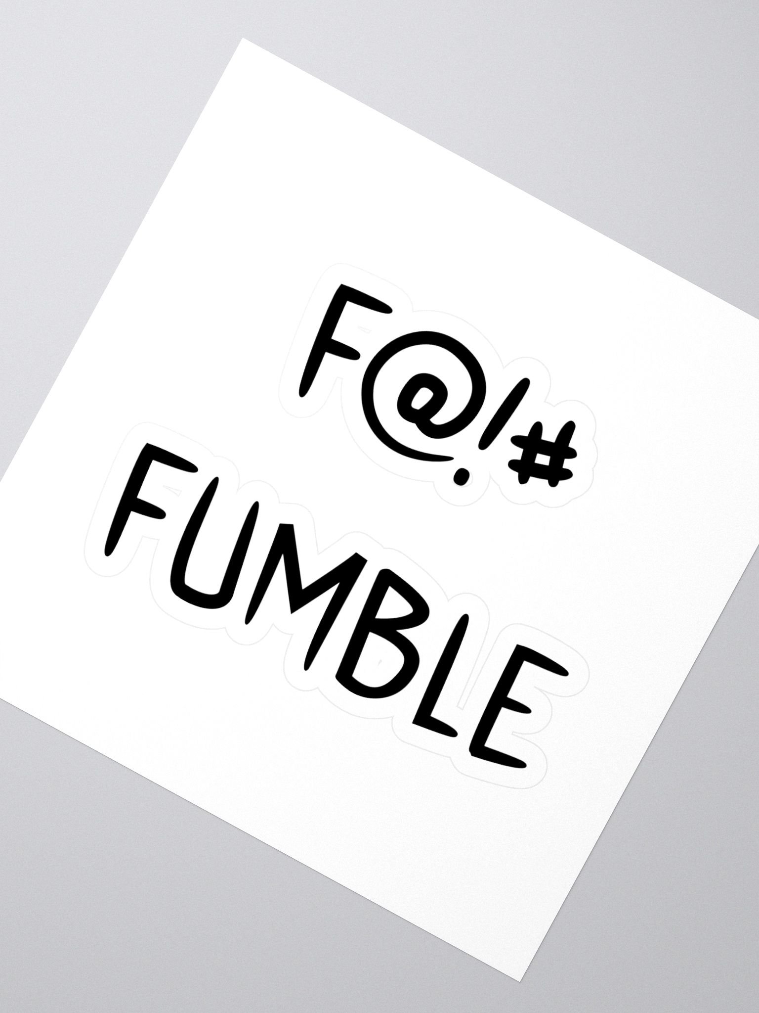 F@!# Fumble Sticker product image (2)