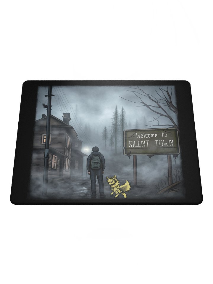 Silent Town Mouse Pad product image (1)