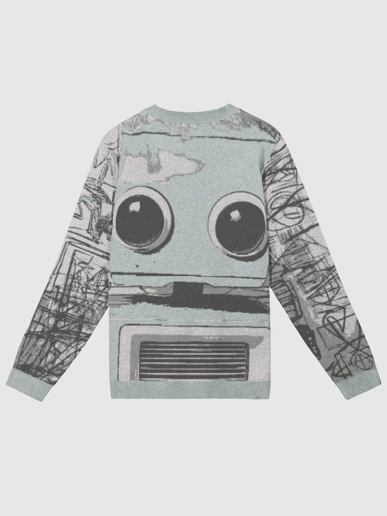 St®èétwise Sidewalk Scribble Bot Crewneck Sweater product image (9)