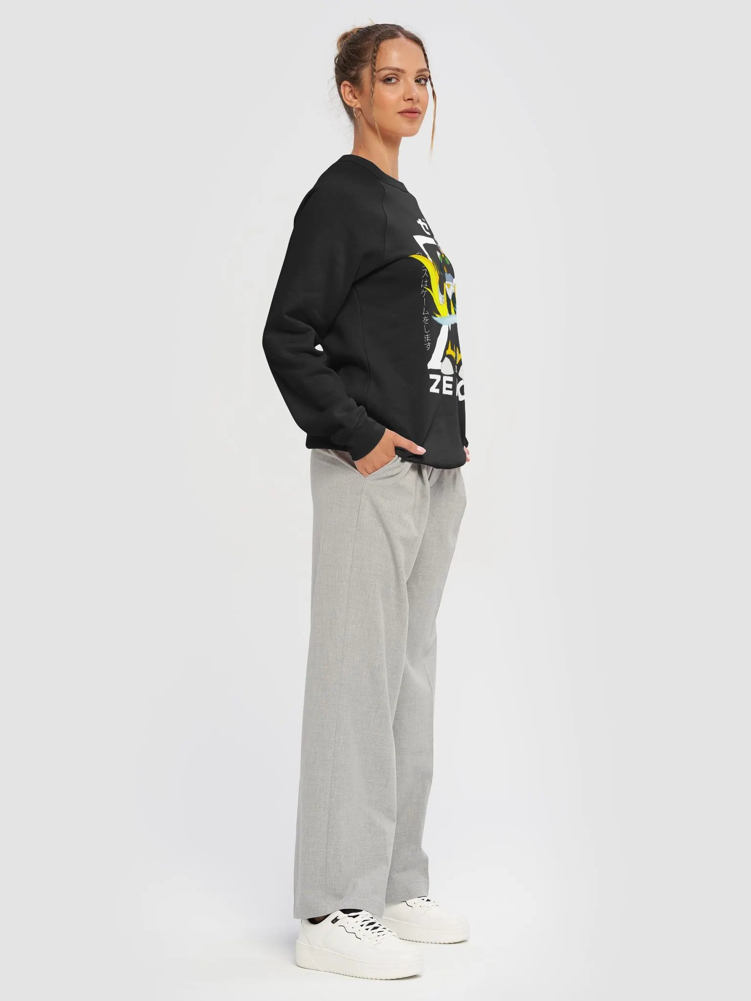 Zero Sweatshirt (Black/Red) product image (6)