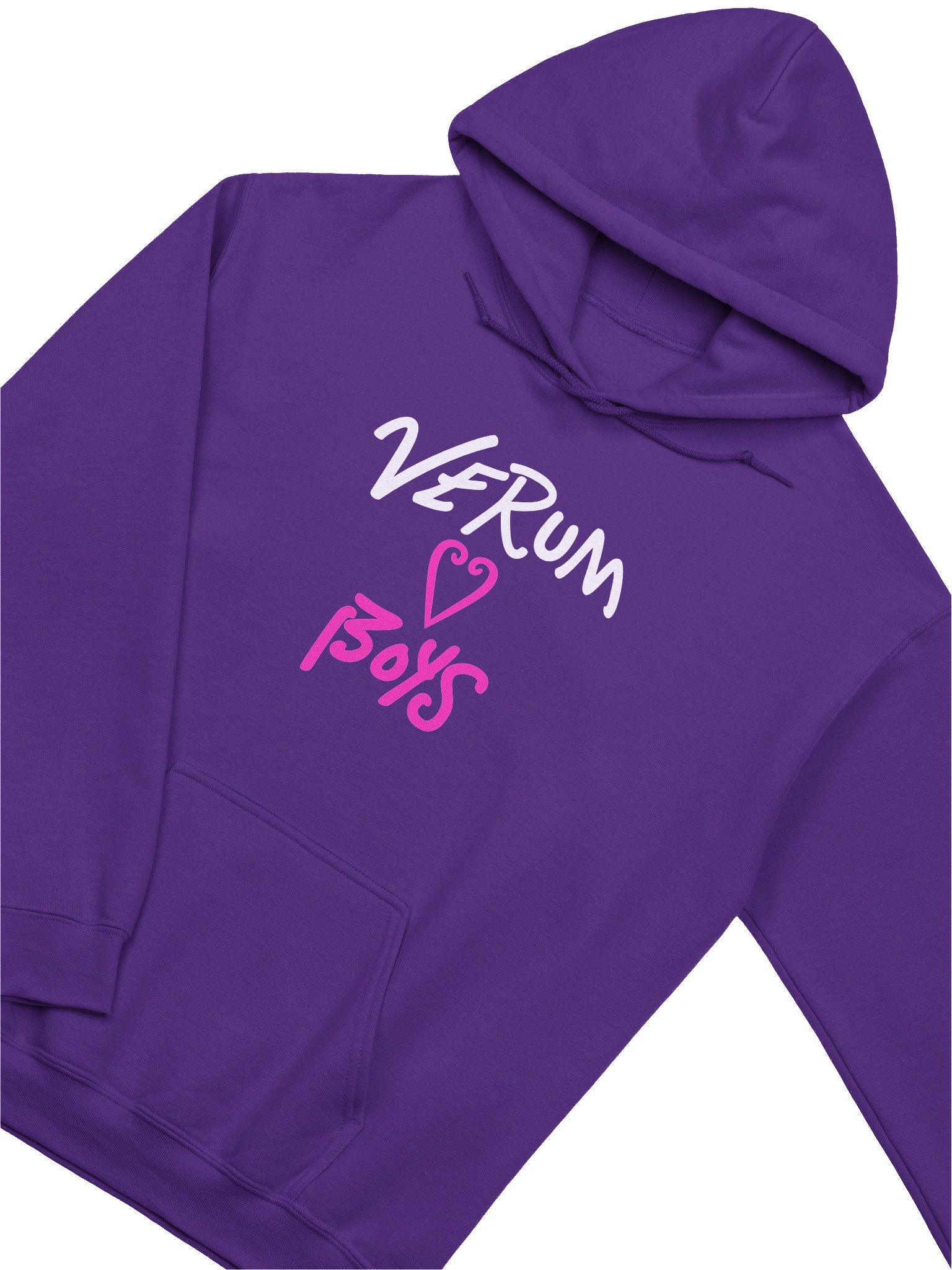 Verum Boys Hoodie - White/Pink product image (3)