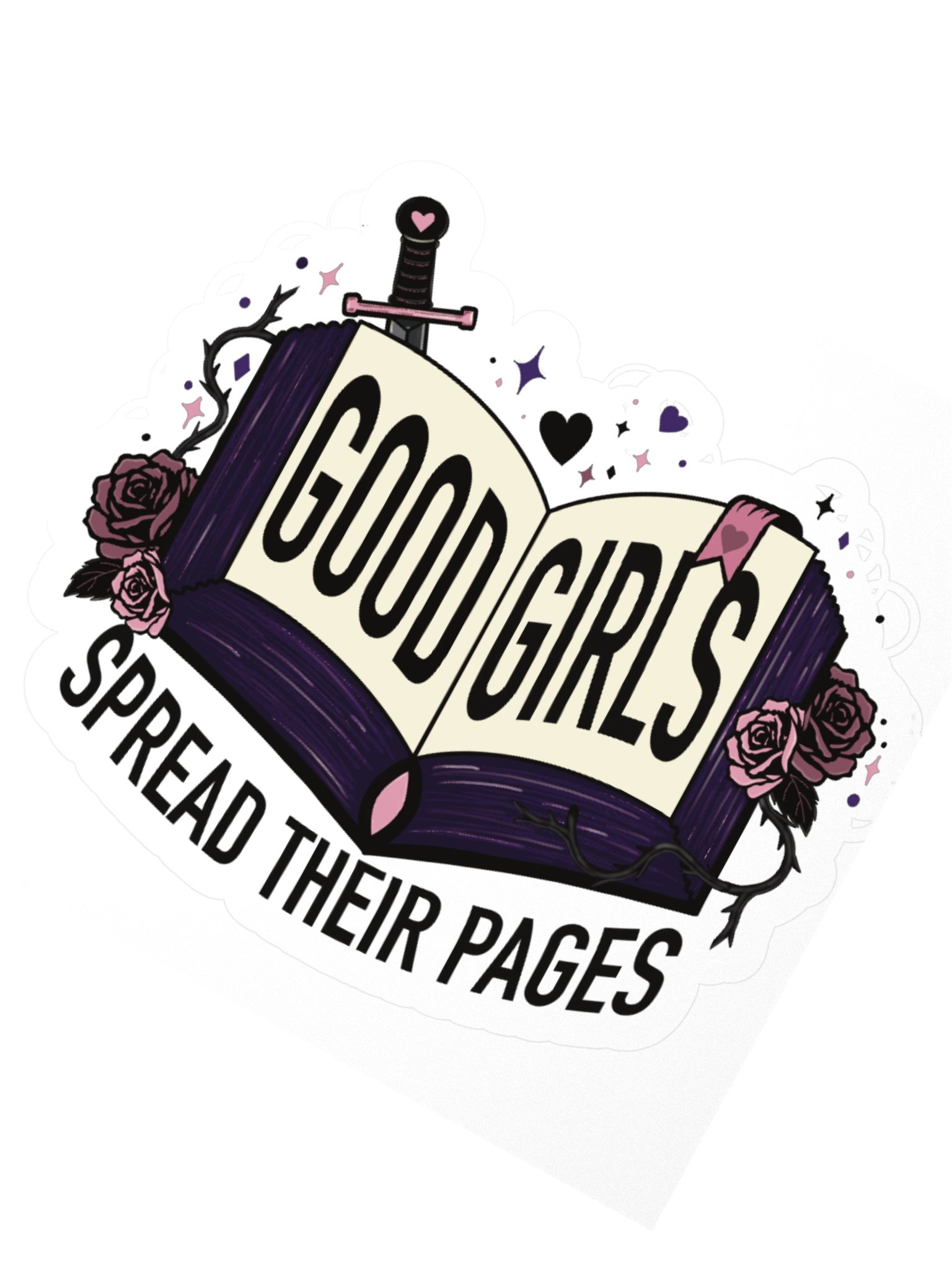 Good Girls Spread Their Pages (Sticker) product image (2)