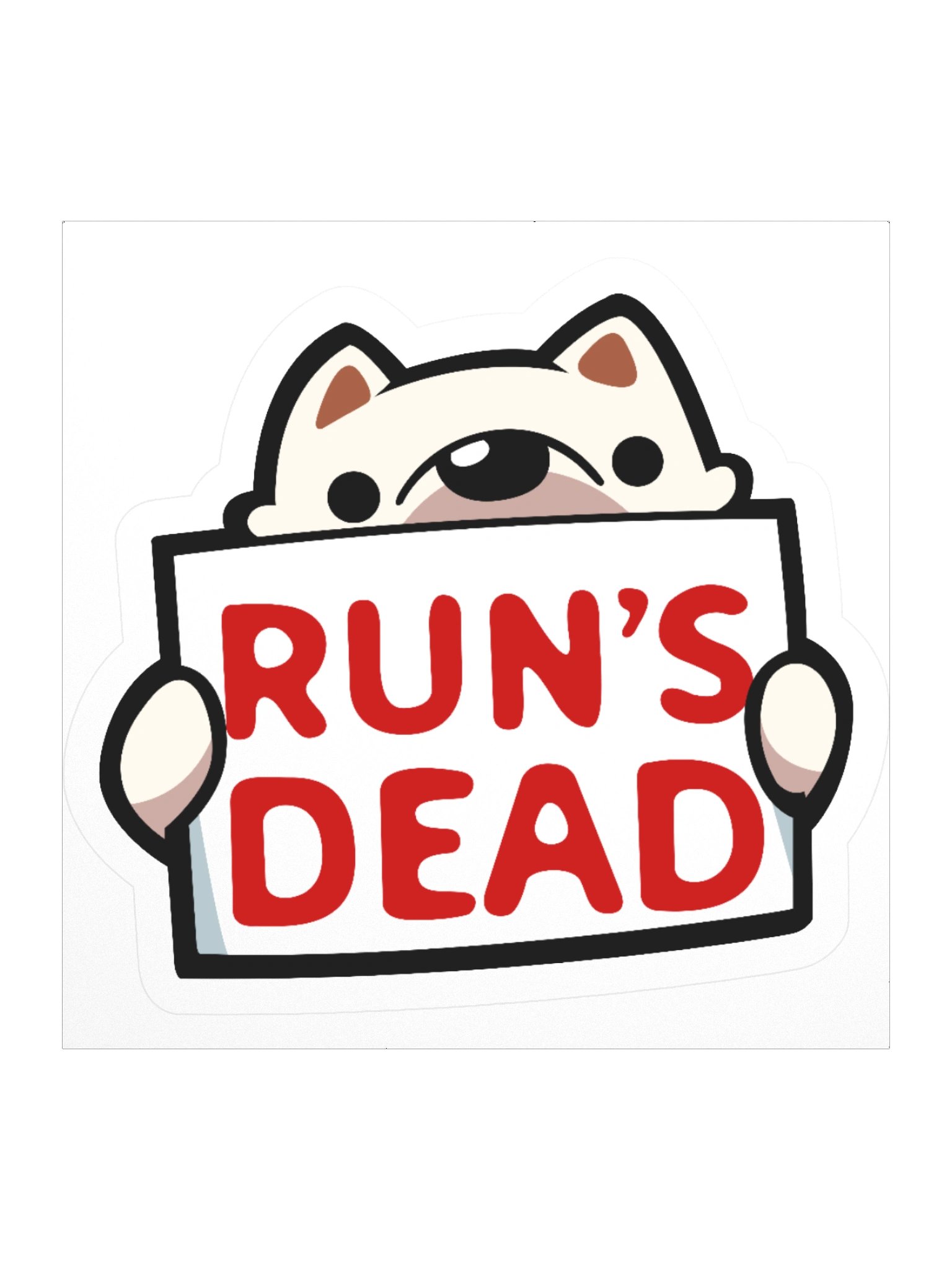 Run's Dead Sticker OG Edition product image (1)