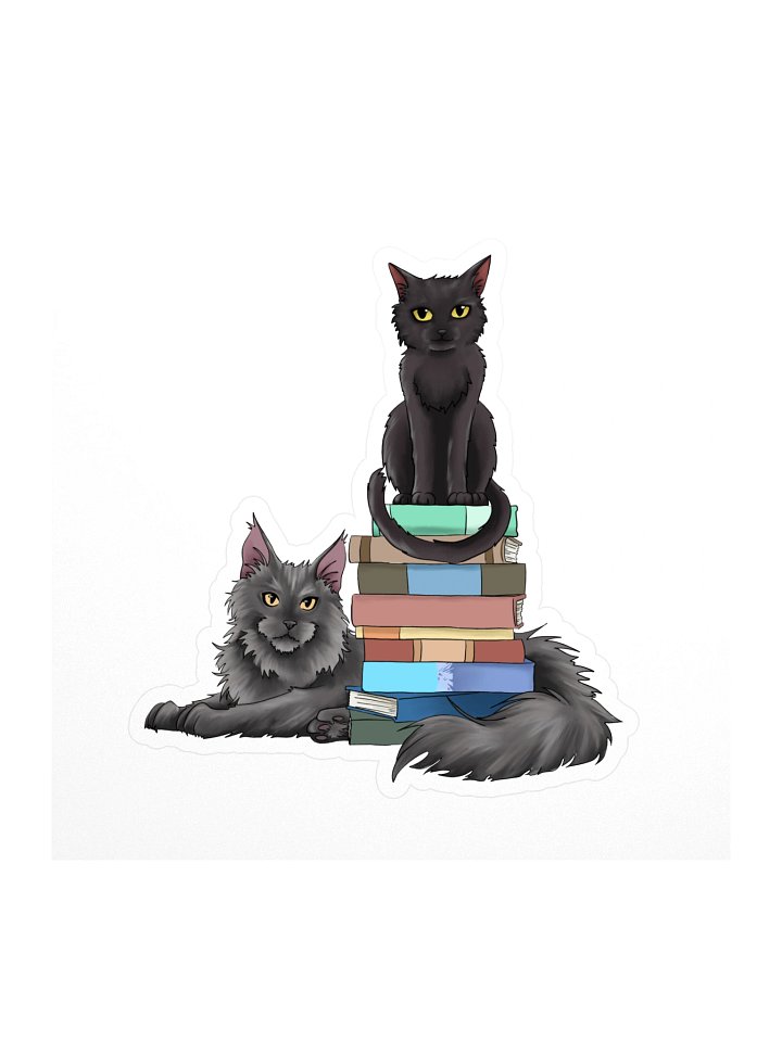 Pixel and Gandalf Sticker product image (1)