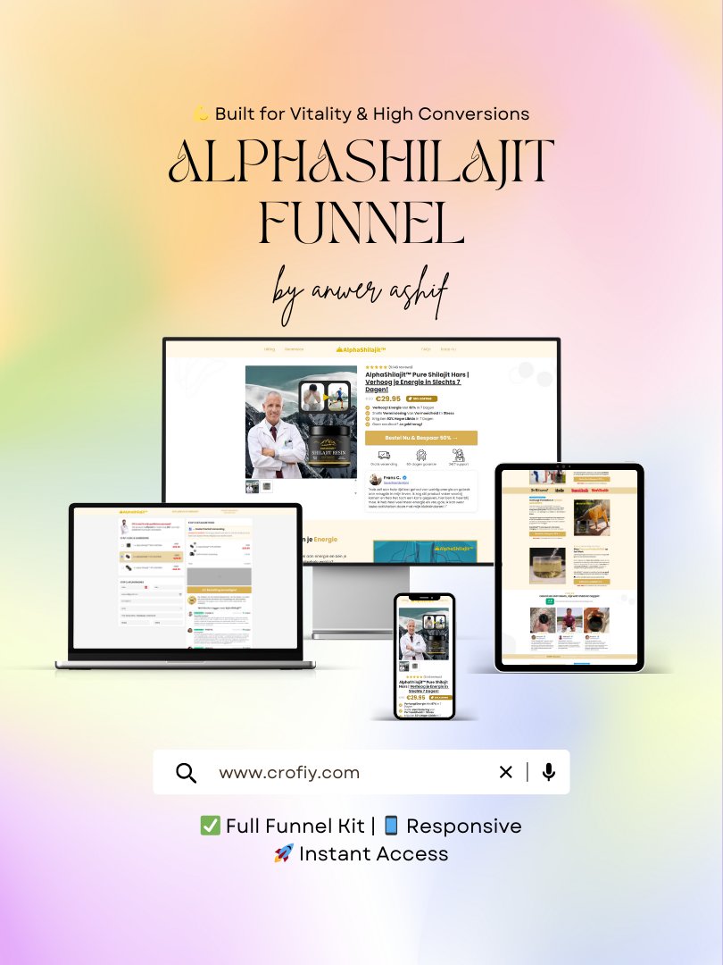 Herbal Supplement Funnelish Templates product image (1)