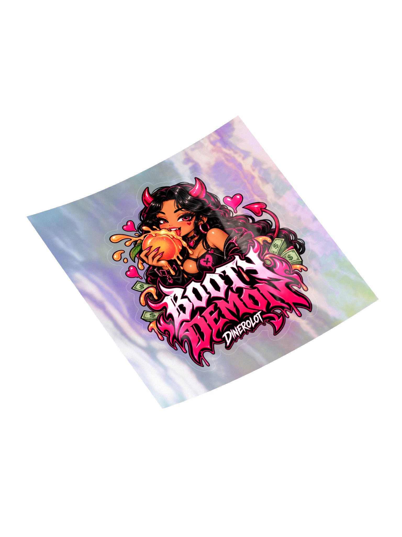 DINEROLOT Kiss-Cut Holographic Sticker Sheet product image (4)
