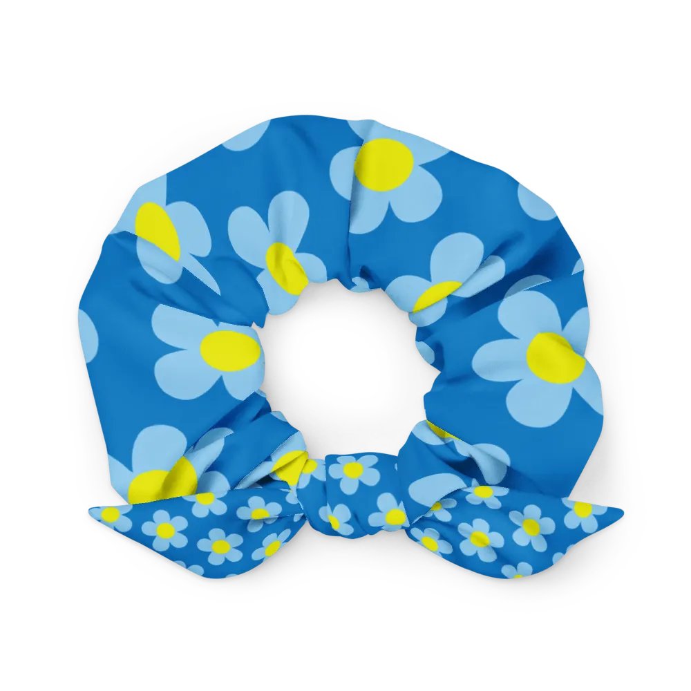Dark Forget-Me-Not Scrunchie product image (3)