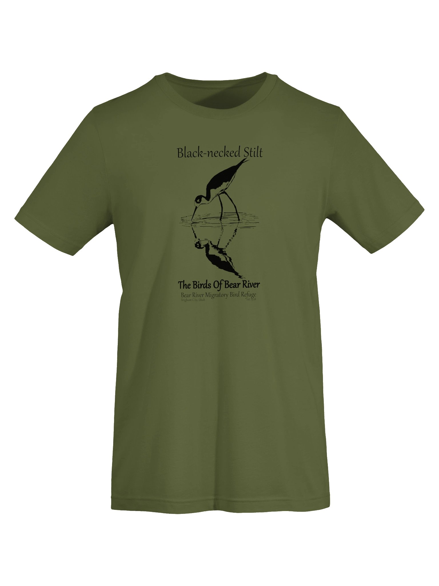 Birds of Bear River Black-necked Stilt Unisex T-shirt product image (53)