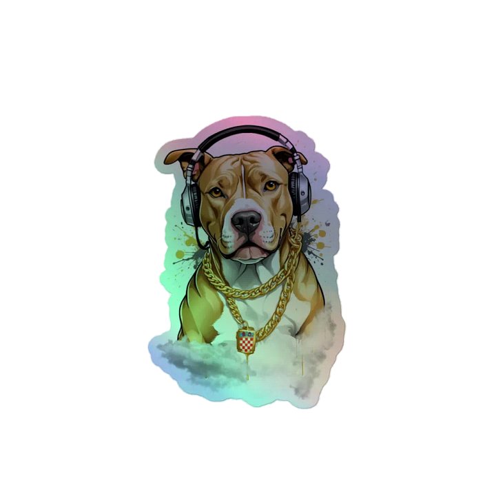 Pit Bull Groove Holographic Sticker Pack product image (2)