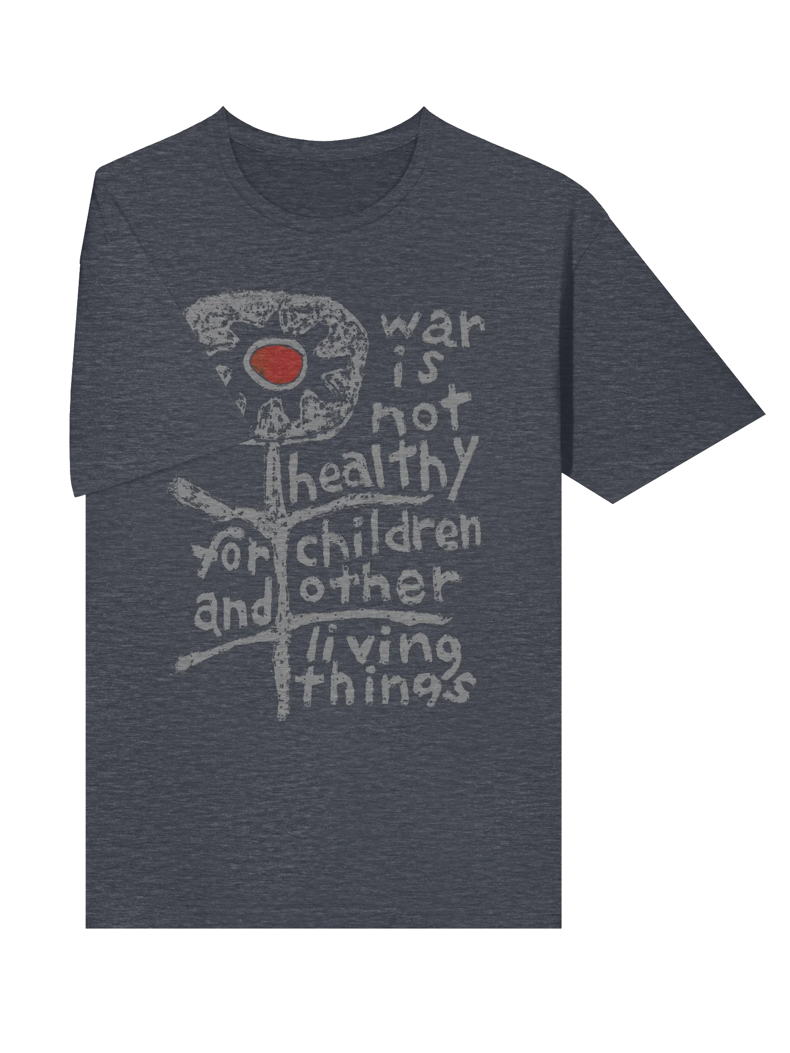 War is Not Healthy Gildan 64000 dark T-Shirt product image (3)