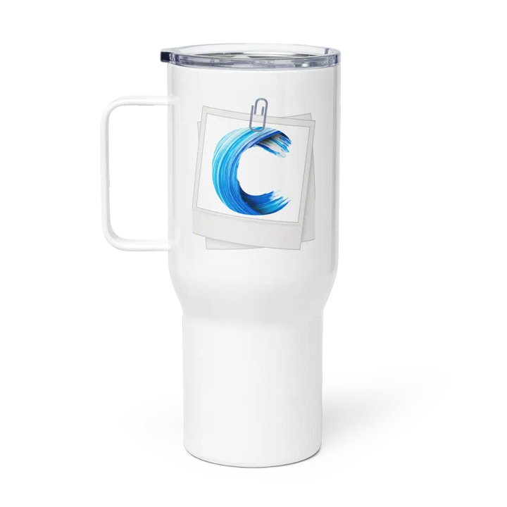 C - Brushstroke Travel Mug product image (1)