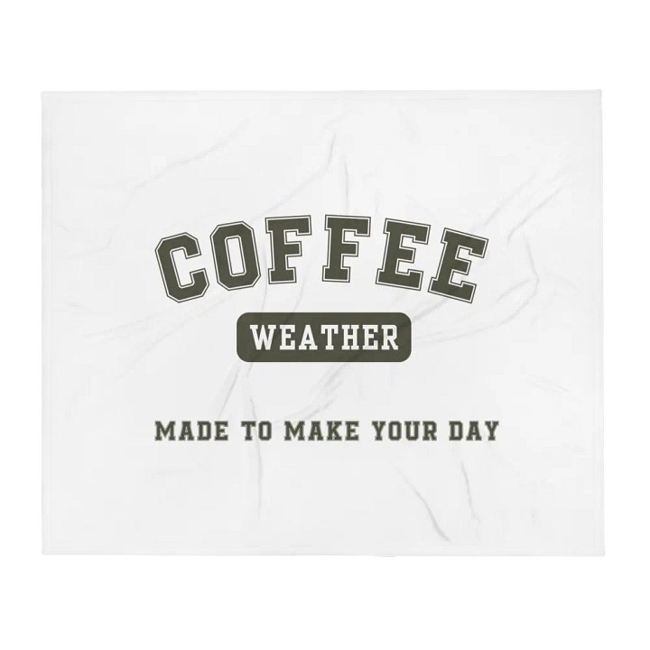 Coffee Weather | Blanket (Evergreen) product image (1)