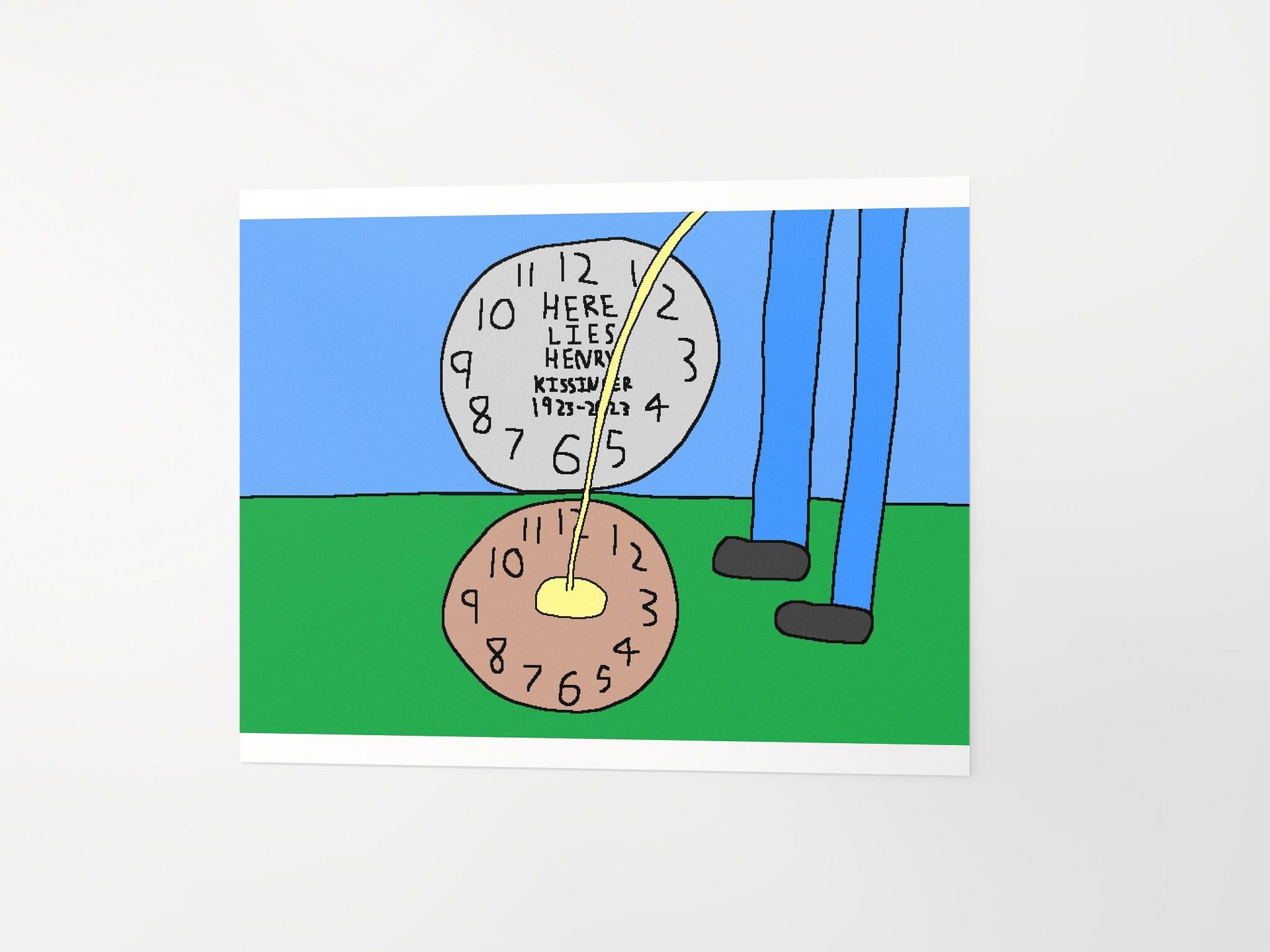 Henry Kissinger Grave Poster product image (4)