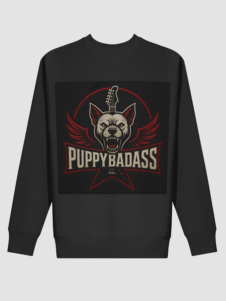 Fierce Rocker Dog Graphic Sweatshirt product image (2)