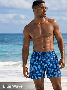 His House Mens Swimsuit - Blue Wave by His House