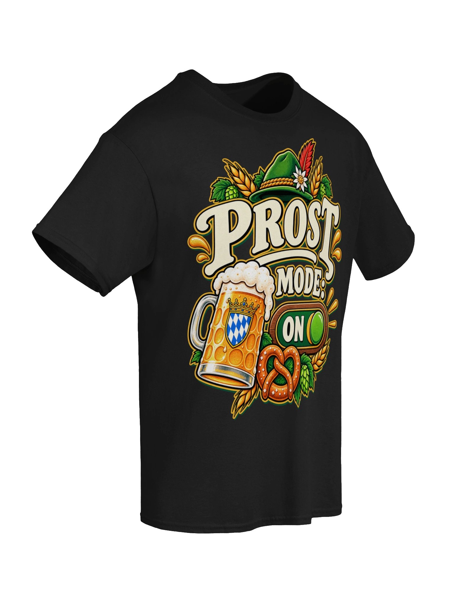 Prost Mode On Funny Oktoberfest Beer Vintage Tee product image (67)