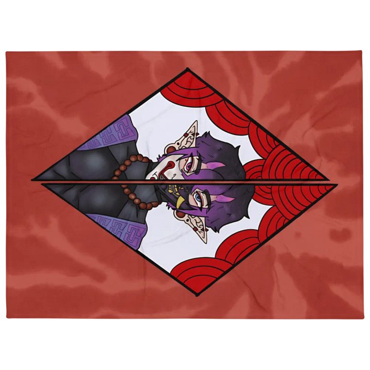 Split Masked Throw Blanket product image (1)