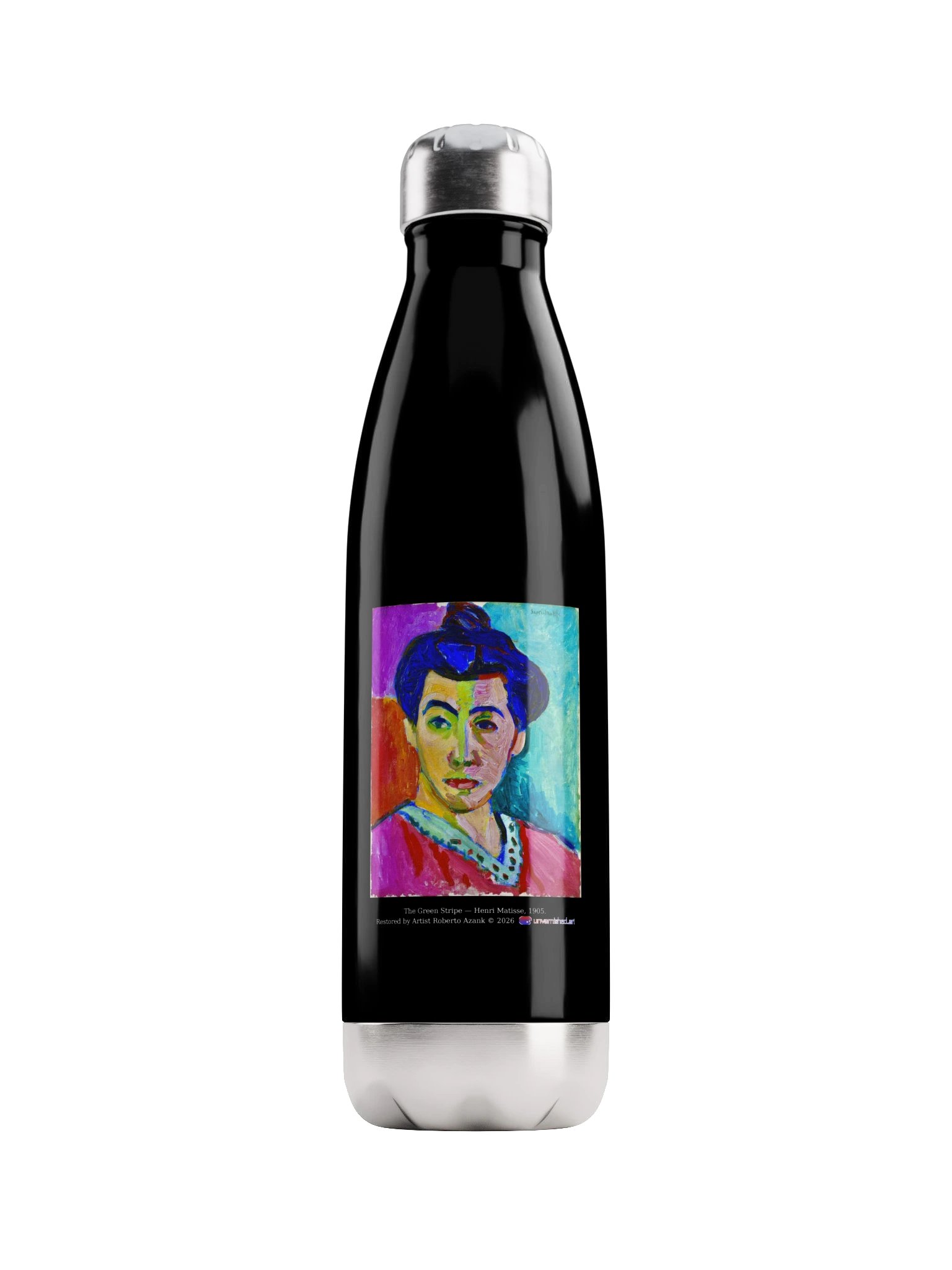 The Green Stripe — Water Bottle product image (1)