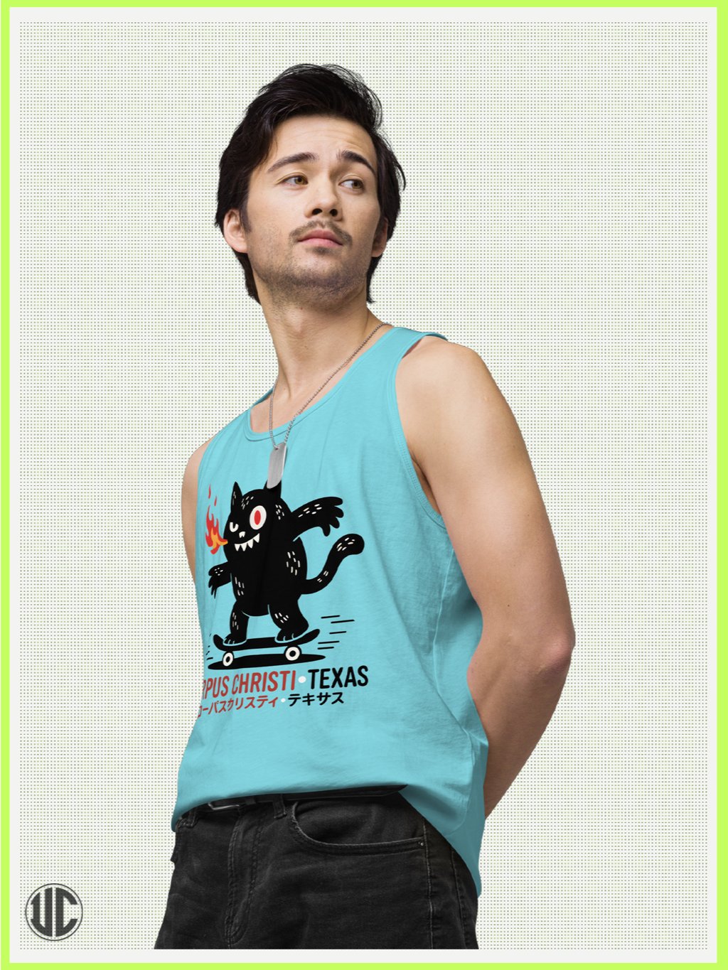 Corpus Christi Skater – Men’s Tank Top product image (4)