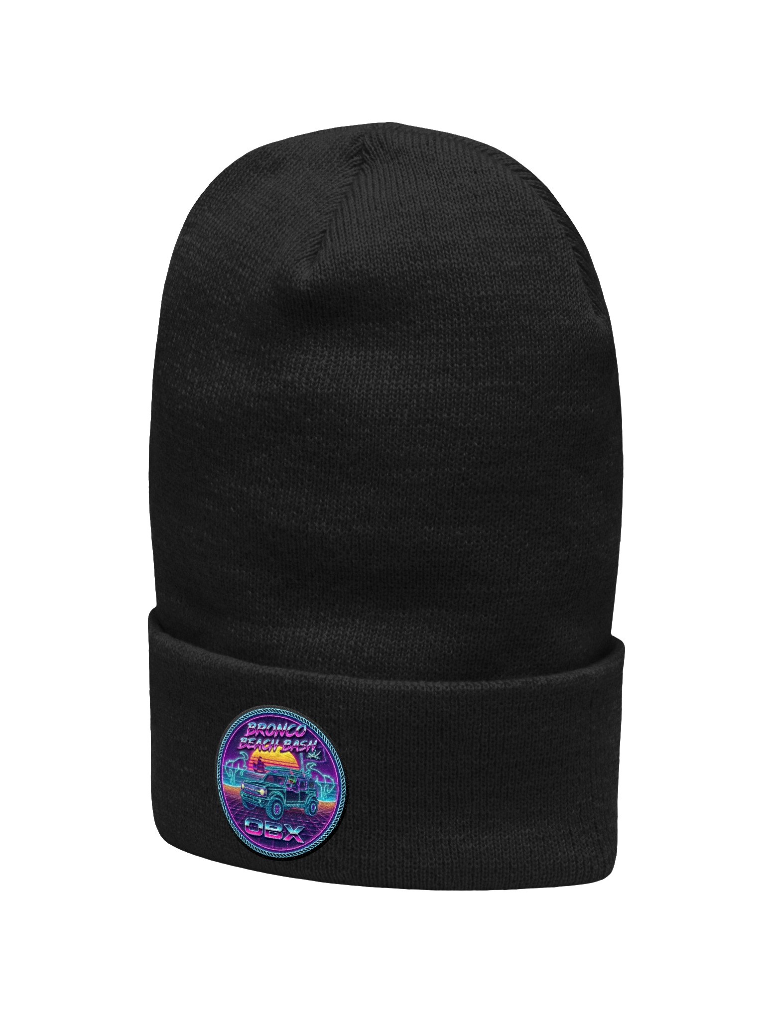 2026 Bronco Beach Bash OBX / Destination Bigfoot Bronco Collab Cuffed Beanie (Multiple Colors Available) product image (3)