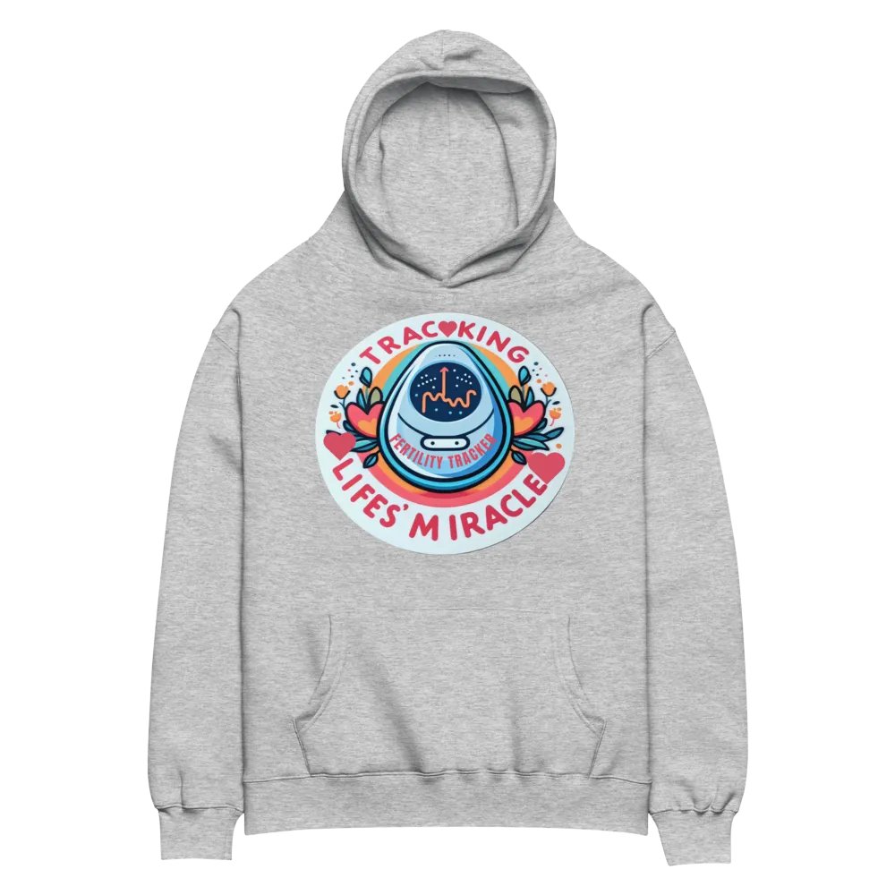 Miracle Tracker Floral Fertility Hoodie product image (22)