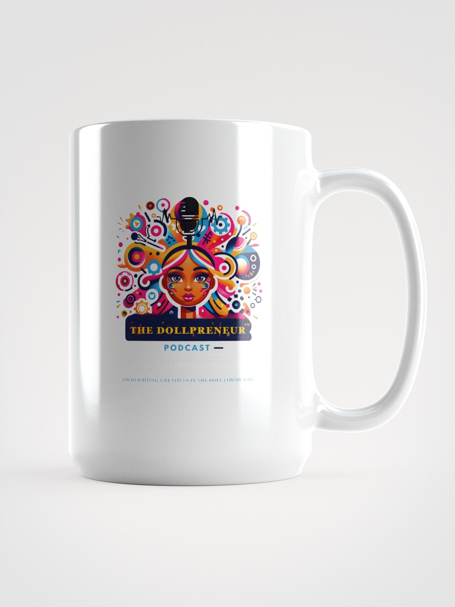 Dollpreneur™ classic white mug product image (1)