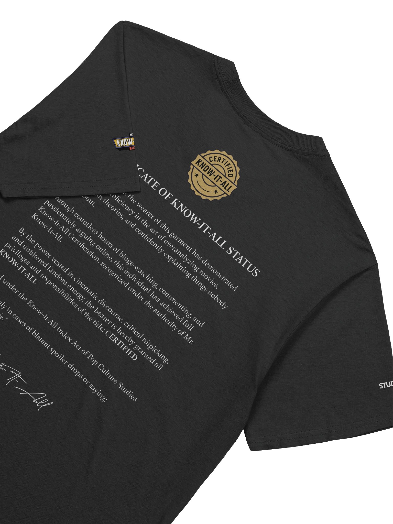 Certified Know-It-All Tee product image (8)