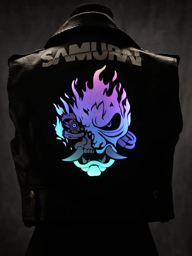 Cyberpunk 2077 - Afterlife Luminous Rocker Vest [Prebuilt LED Jacket] product image (8)