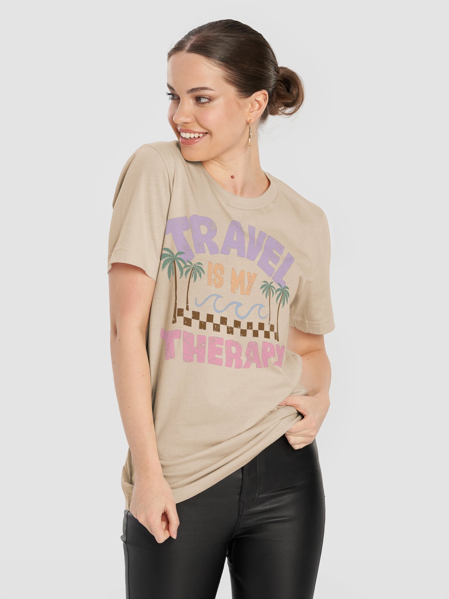 Travel Is My Therapy T-Shirt product image (2)