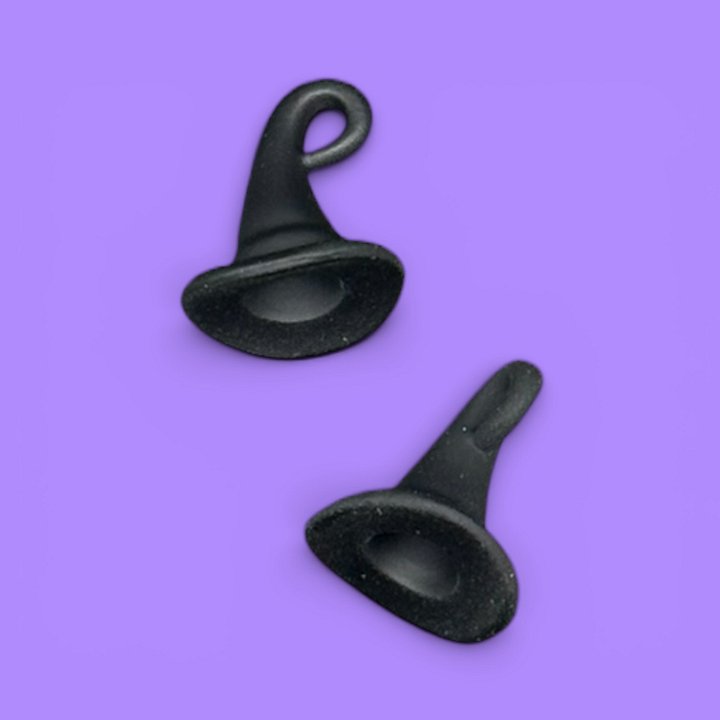 Witches Hat Matte Black Whinny Winners Braid and Bridle Charms for Horses | Little Shop of Ponies product image (1)