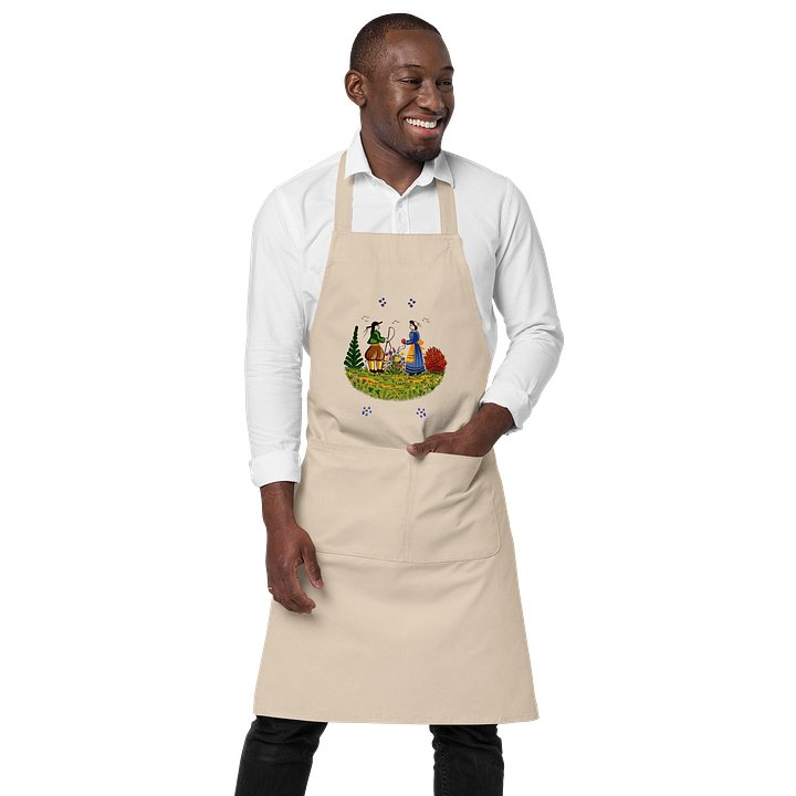 Tablier de Cuisine 100 % Coton Éco-Responsable “Petits Bretons” product image (1)