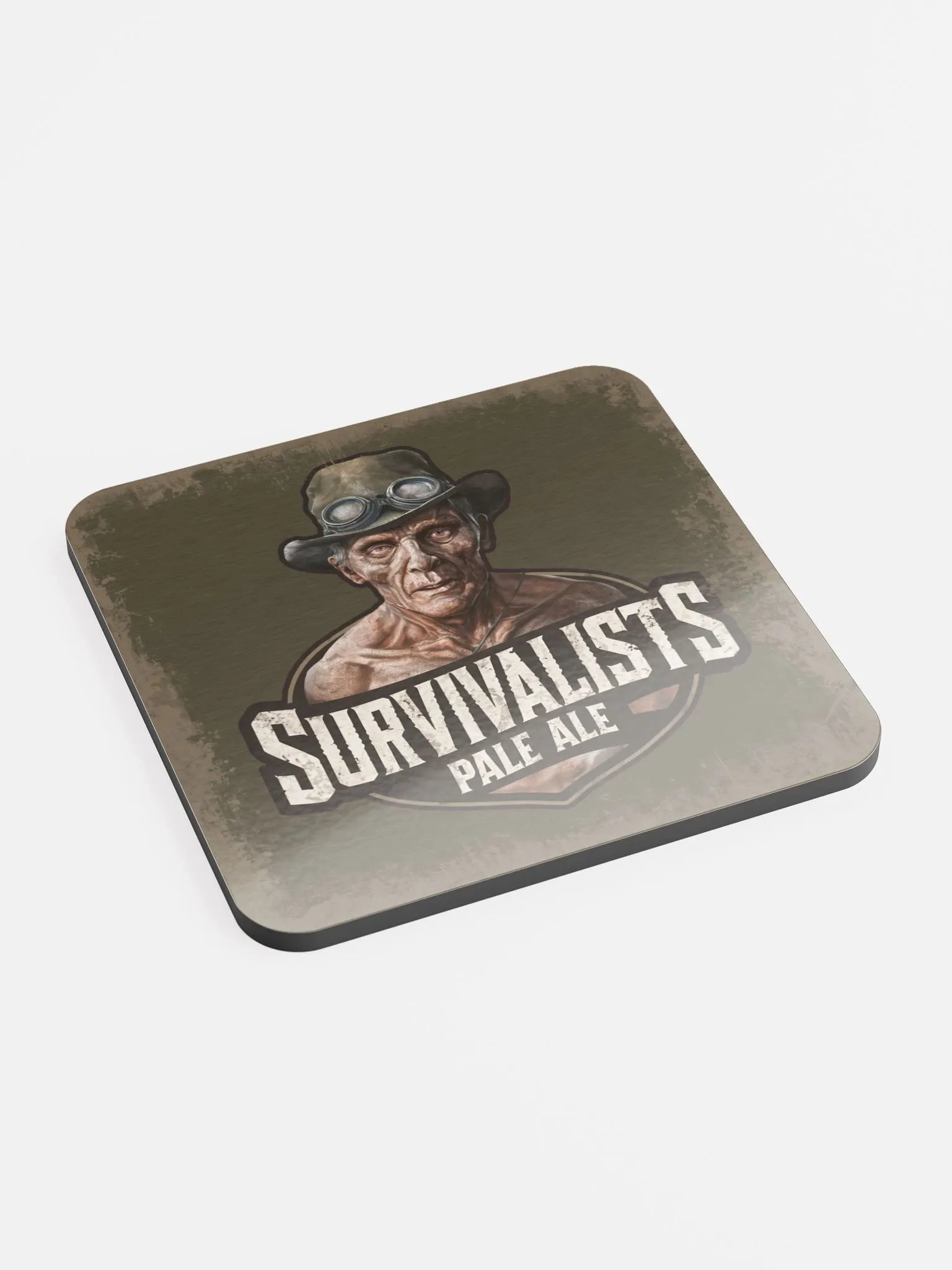 Survivalist Pale Ale - Glossed Cork Coaster product image (3)