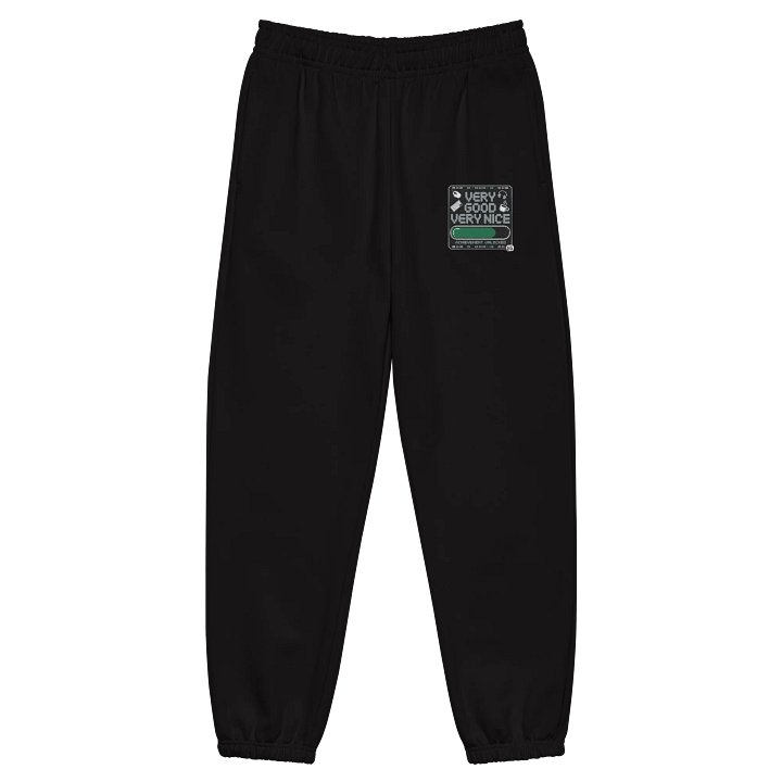 Retro Achievement Unlocked Embroidered Sweatpants product image (1)