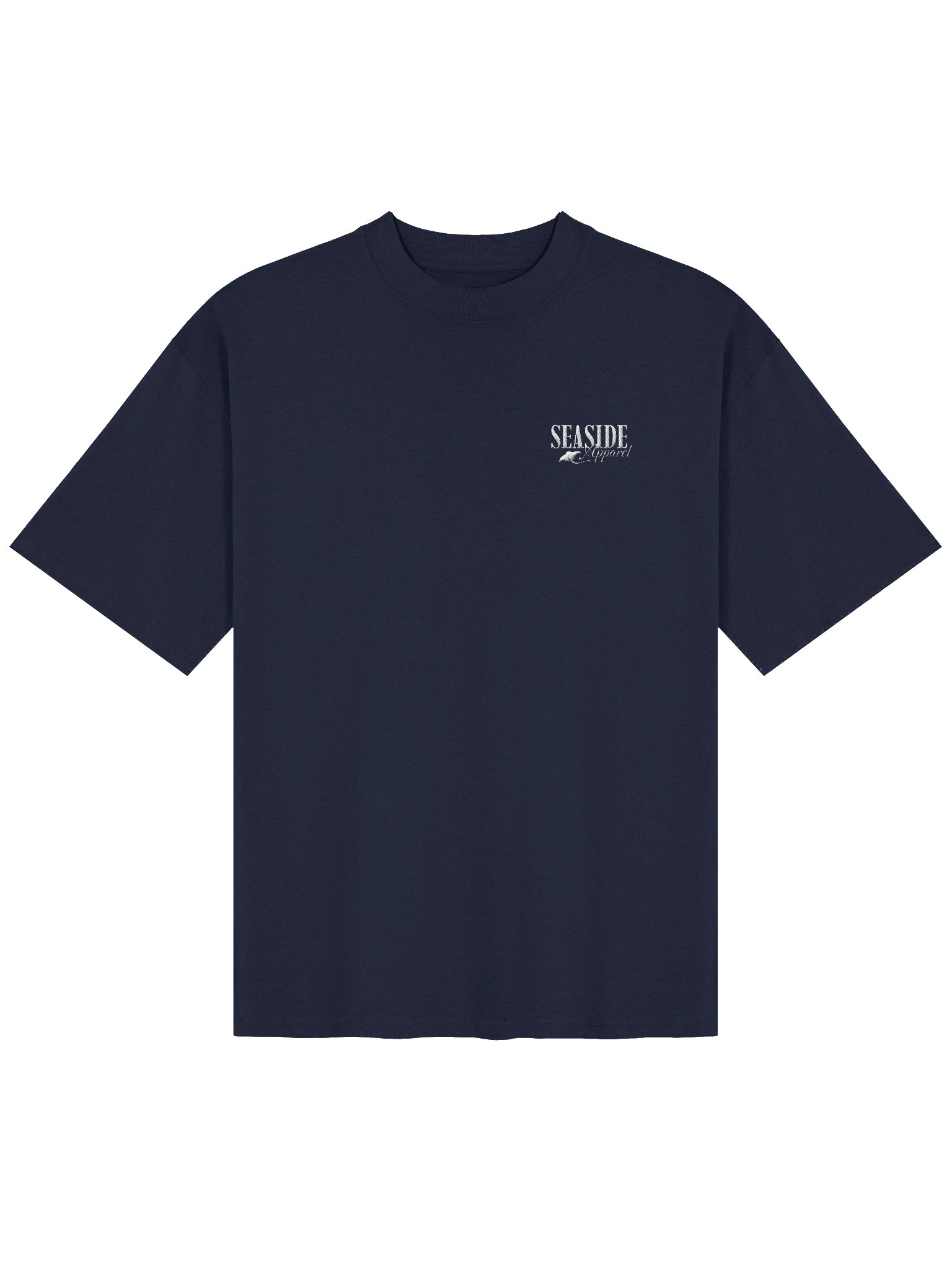 Seaside Embroidered Oversized Tee (Dark) product image (1)