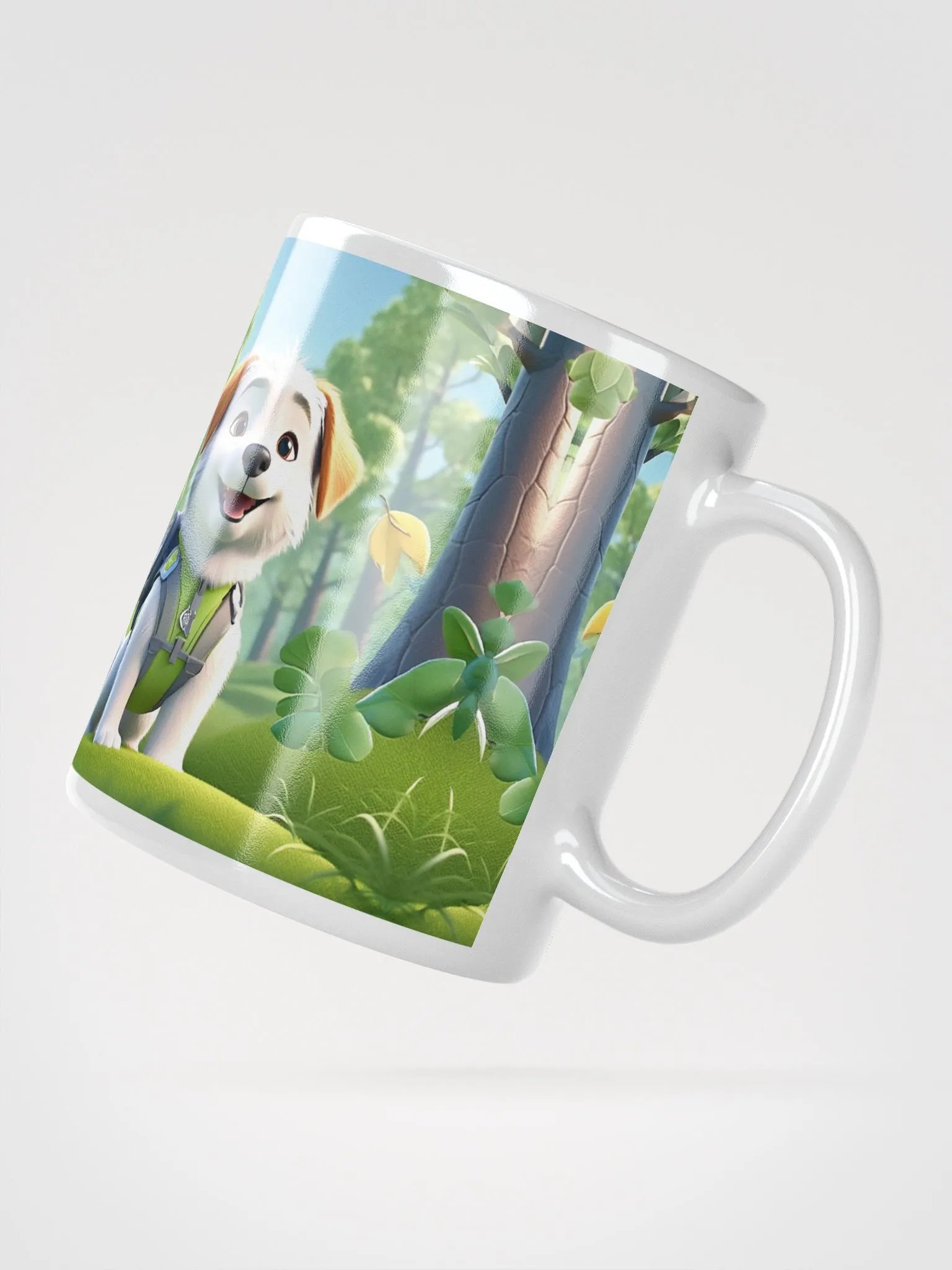 Pup glossy mug product image (4)