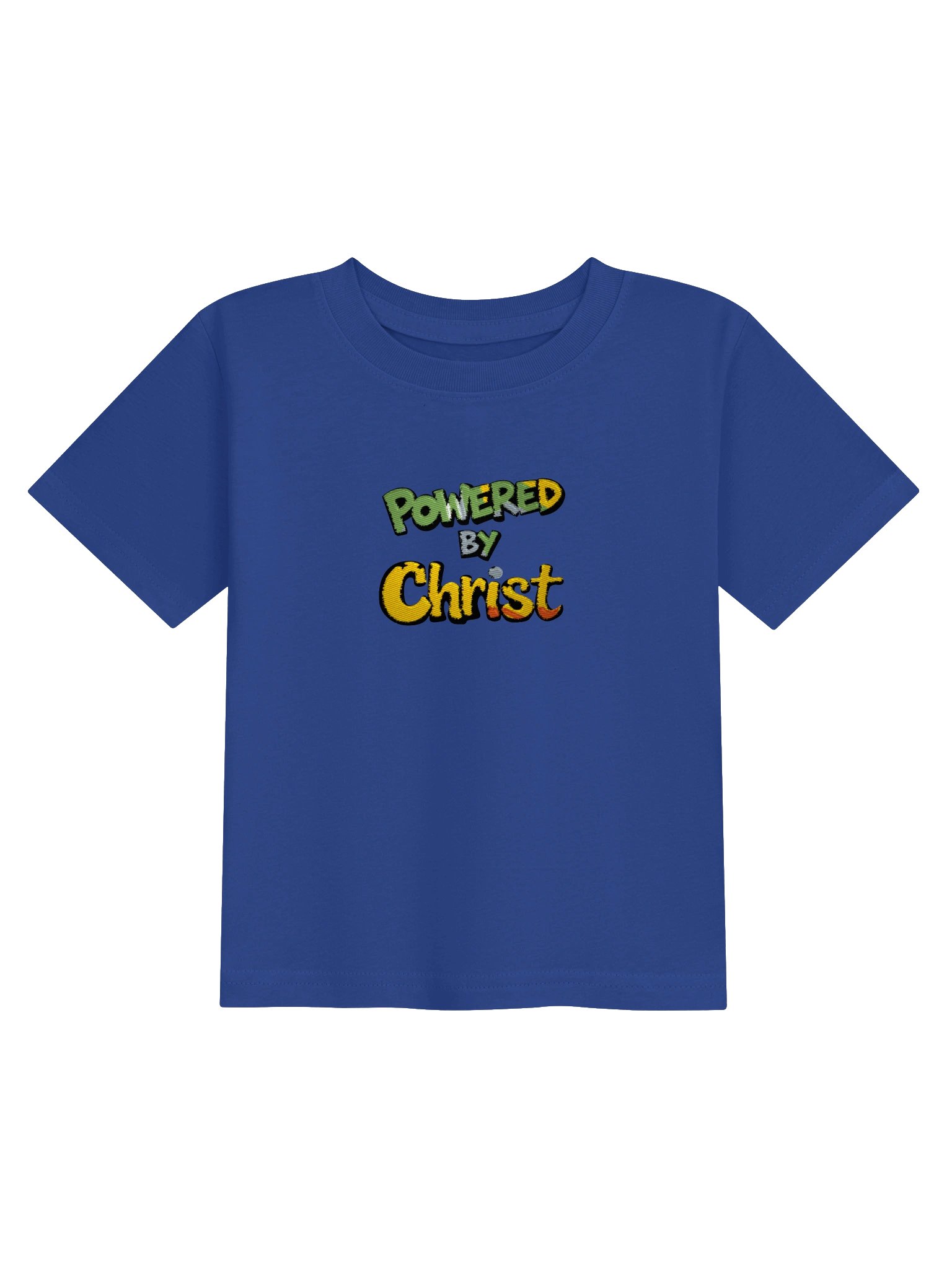 Embroidered Powered By Christ Baby Boys T-shirt product image (3)