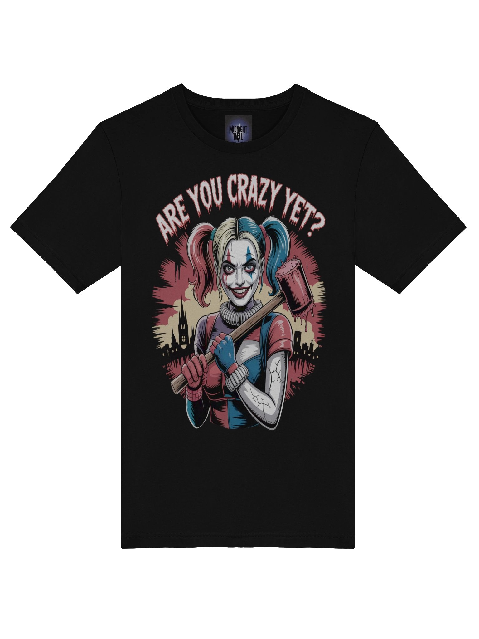 Are You Crazy Yet? Harley Quinn's Mallet Mayhem Graphic Tee product image (7)