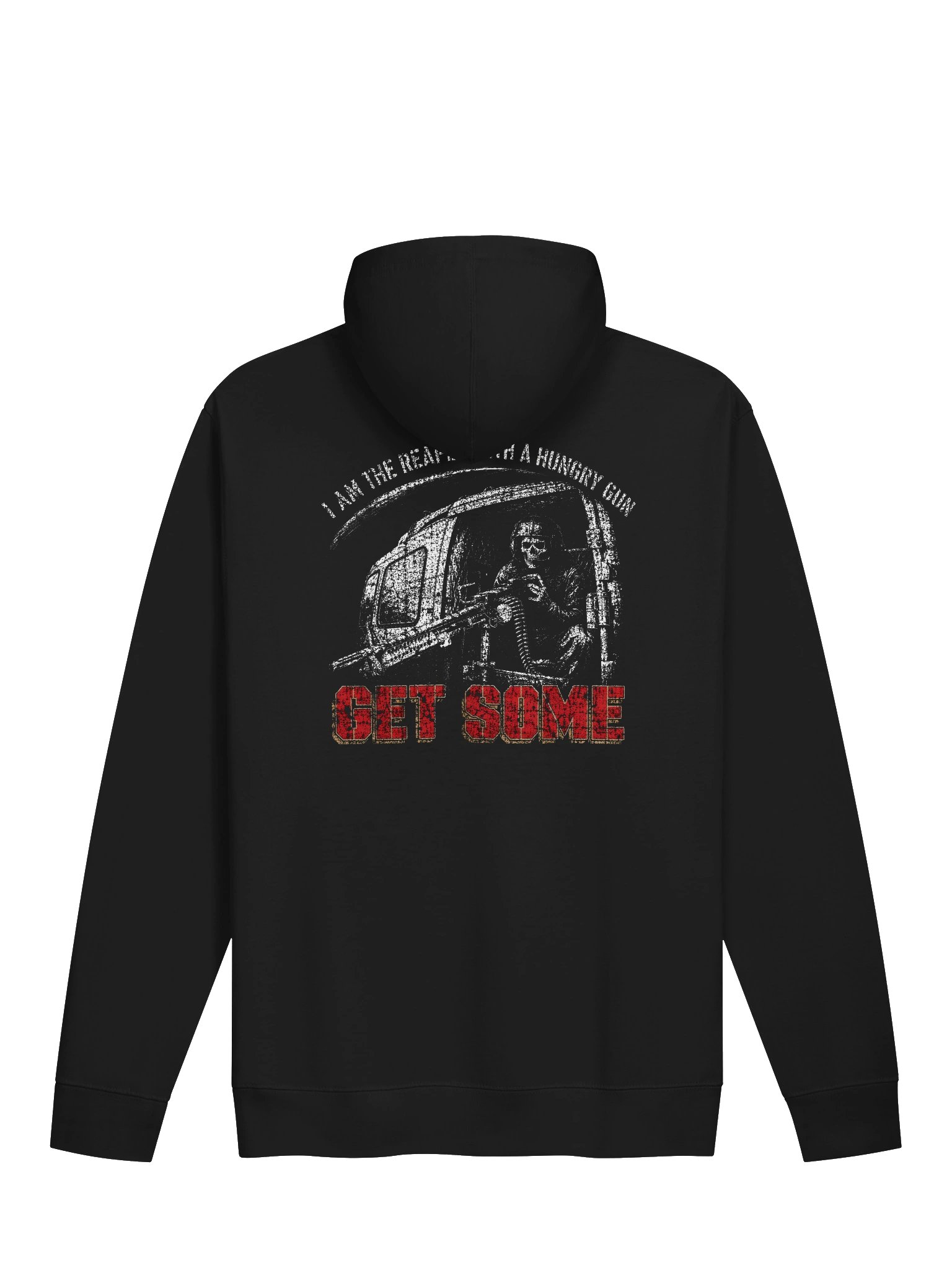 Get Some "I Am the Reaper With a Hungry Gun" Huey Door Gunner Hoodie product image (1)