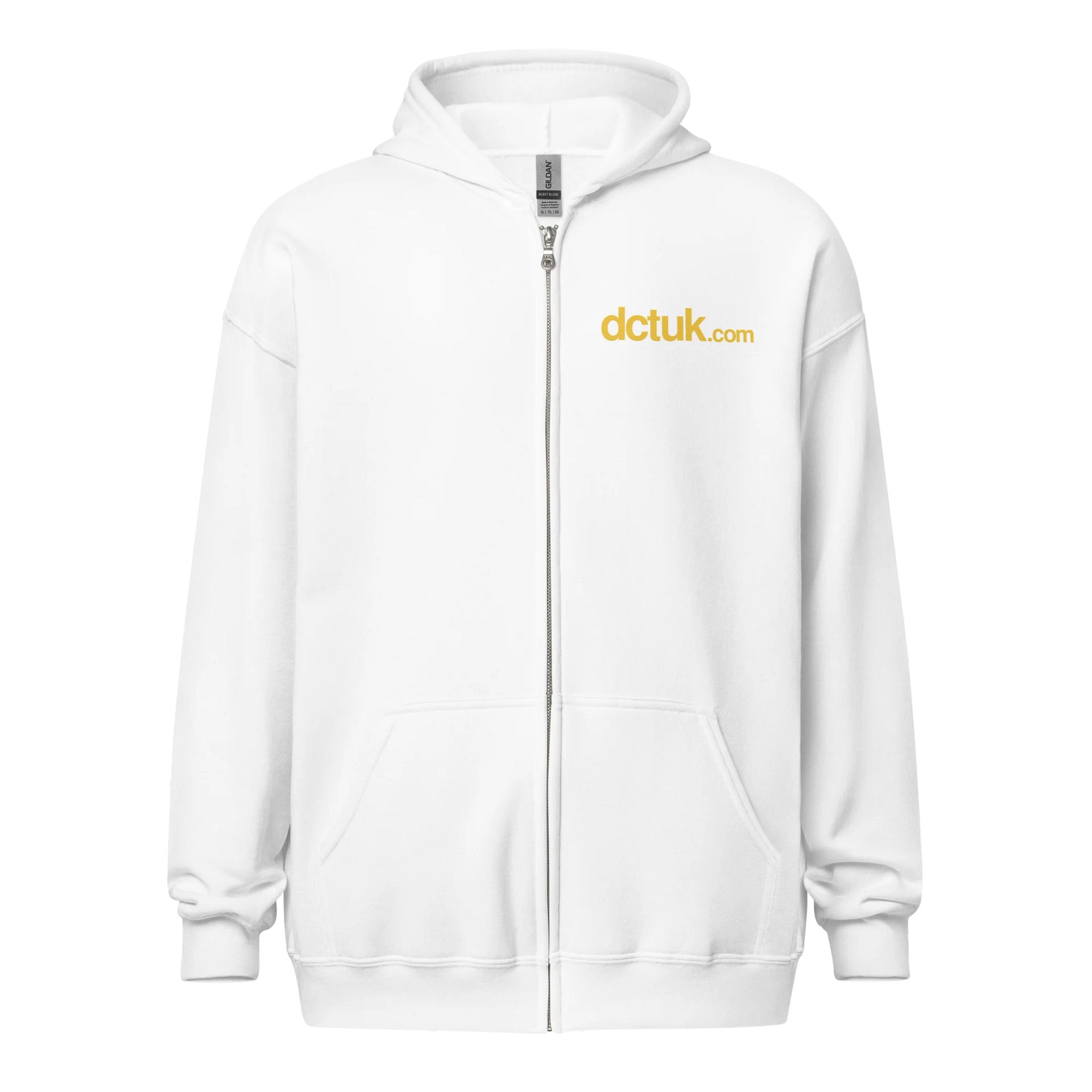Unisex DCTUK Gold Logo Zip Hoodie product image (1)