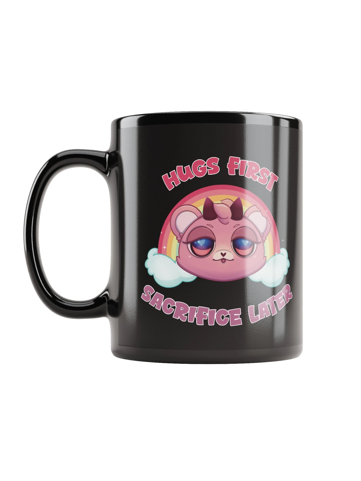 Hugs First, Sacrifice Later Glossy Mug product image (12)