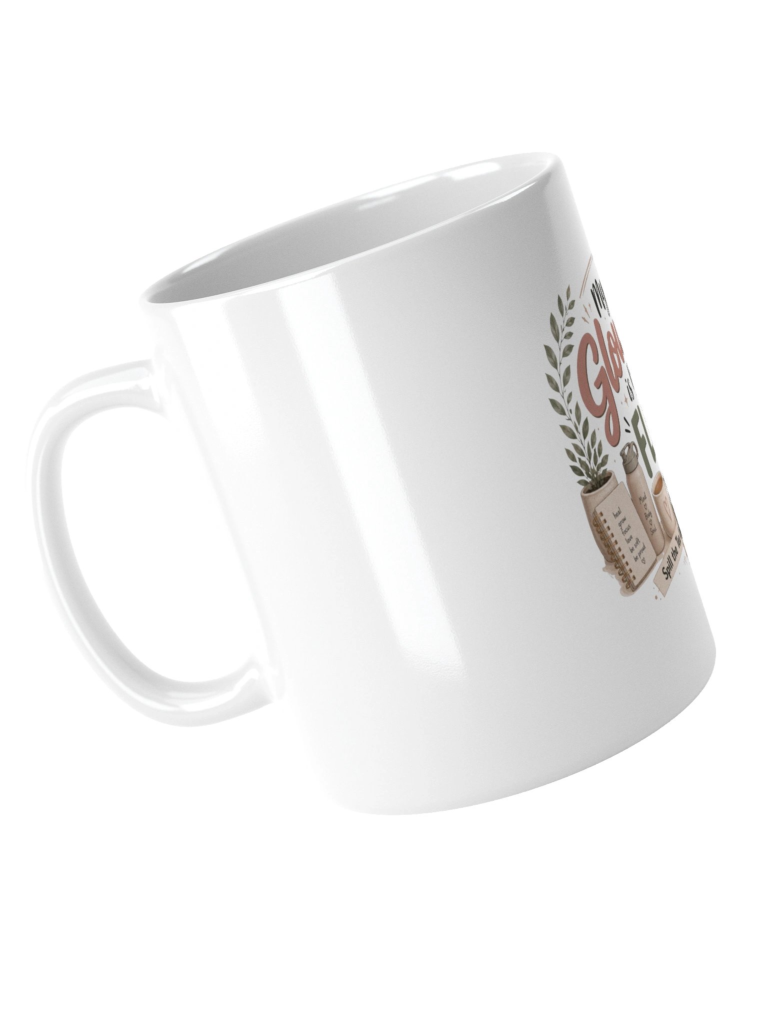 My Glow Up Is My FLEX — Spill the Tea Mug product image (5)
